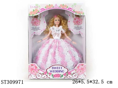 11.5寸12关节婚纱大裙芭比 - ST309971