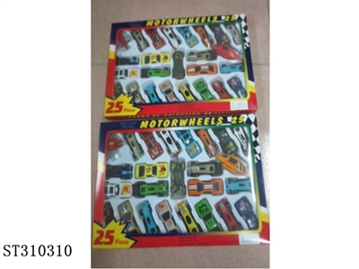 合金车25只装/跑车+方程+飞机组 - ST310310