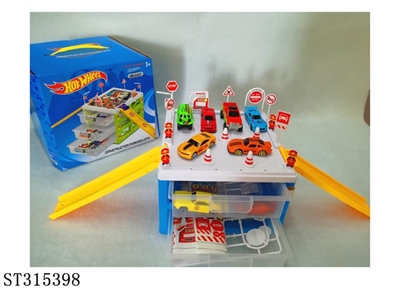 1:64 SLIDING DIE CAST CAR SET WITH 8PCS OF CARS - ST315398
