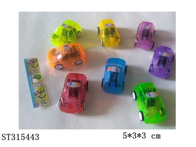 PULL BACK TRANSPARENT CAR - ST315443