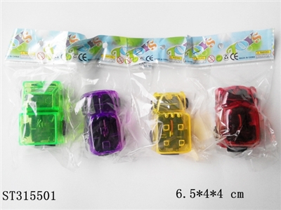 PULL BACK TRANSPARENT CAR - ST315501