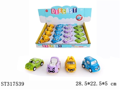 1:60回力Q版卡通车（16只装） - ST317539