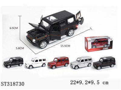 1:32 PULL BACK DIE CAST CAR WITH LIGHT AND MUSIC (CAN OPEN 4 DOORS) - ST318730