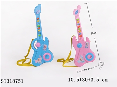 冰雪公主音乐吉他二款二色混装 - ST318751