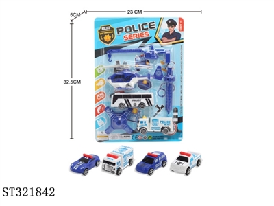 POLICE CAR SET - ST321842