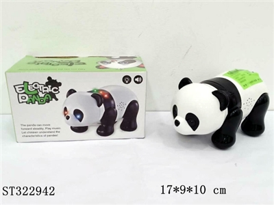 熊猫（电动爬行熊猫，带灯光、声音）单色 - ST322942