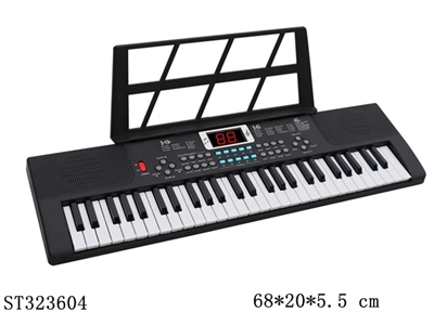 54键黑色电子琴带麦/USB线 - ST323604