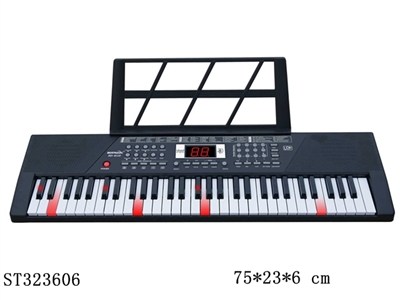 61键黑色电子琴带麦/键盘灯/电源/USB线 - ST323606