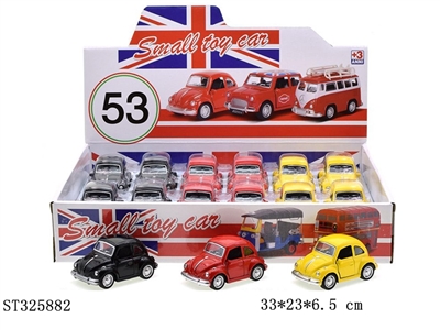PULL BACK DIE CAST CAR WITH OPENING DOORS - ST325882