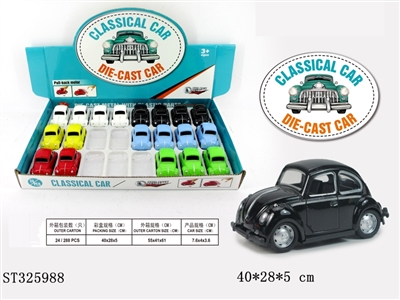 PULL BACK DIE CAST CLASSIC CAR - ST325988
