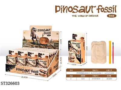 考古挖掘恐龙化石 - ST326603