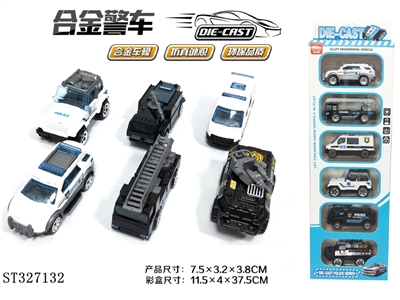1:64 SLIDING DIE CAST SWAT CAR - ST327132