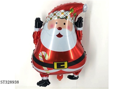 异形气球-带帽圣诞老人 - ST328938