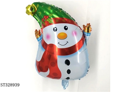 异形气球-带帽雪人 - ST328939