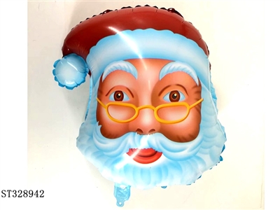 异形气球-眼镜圣诞老人 - ST328942