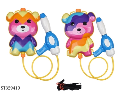 彩虹熊背包水枪 - ST329419