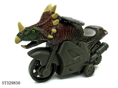 惯性恐龙特技摩托车-仿真三角龙 - ST329830