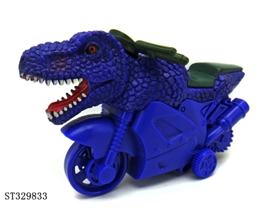 Friction Dinosaur Stunt Motorcycle-Cartoon T REX - ST329833