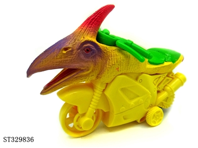 Friction Dinosaur Stunt Motorcycle-Cartoon Pterosaur - ST329836