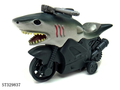 Friction Ocean Animal Stunt Motorcycle-Shark - ST329837