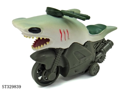 Friction Ocean Animal Stunt Motorcycle-Hammerhead Shark - ST329839