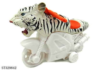 惯性野生动物特技摩托车-白虎 - ST329842