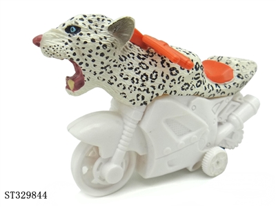 惯性野生动物特技摩托车-雪豹 - ST329844