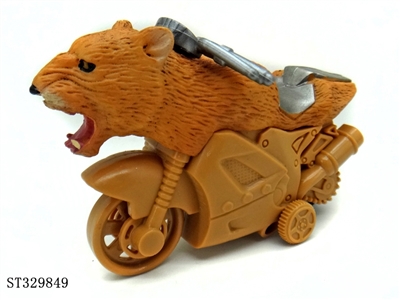 Friction Wild Animal Stunt Motorcycle-Cougar - ST329849