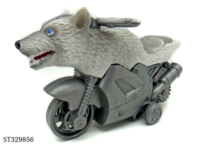 Friction Wild Animal Stunt Motorcycle-Sebria Wolf - ST329856