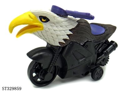 Friction Wild Animal Stunt Motorcycle-Eagle - ST329859