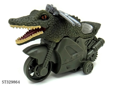 Friction Wild Animal Stunt Motorcycle-Crocodile - ST329864