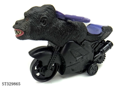 Friction Wild Animal Stunt Motorcycle-Gorilla - ST329865