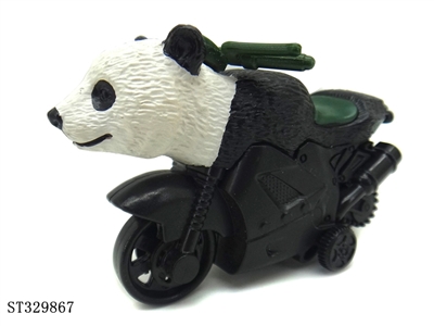 Friction Wild Animal Stunt Motorcycle-Panda - ST329867