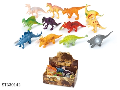 12只5寸恐龙盒装 - ST330142