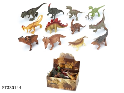 12只5寸恐龙盒装 - ST330144