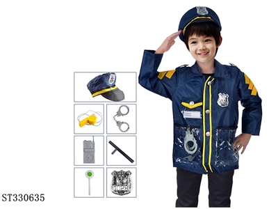 儿童警察衣服套装 - ST330635