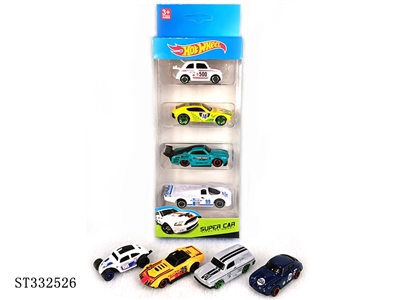 1:64 SLIDING DIE CAST CAR (4PCS/BOX) - ST332526