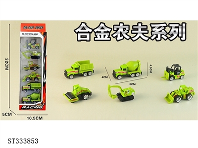 1:64 SLIDING DIE CAST FARMER CAR (MIXED 6 KINDS, 6PCS/SET) - ST333853