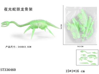 拼装夜光蛇颈龙骨架 - ST336460