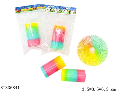彩虹圈 圆形 5CM内 塑料【英文包装】 - ST336841
