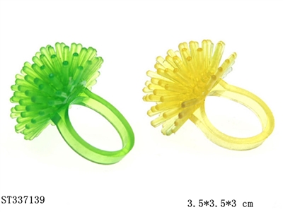 毛刺戒指 塑料【无文字包装】 - ST337139