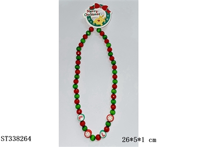 圣诞节饰品串珠项链 - ST338264