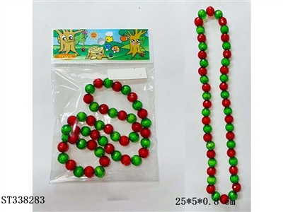 圣诞饰品串珠项链 - ST338283