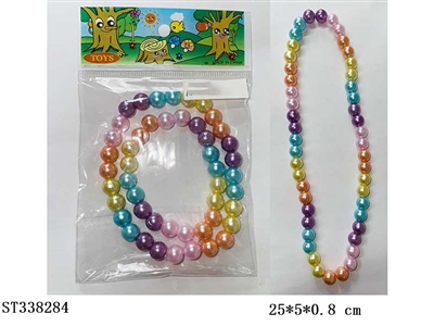 彩饰品串珠项链 - ST338284