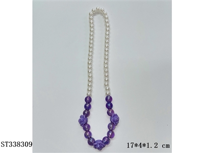 花朵饰品串珠项链 - ST338309
