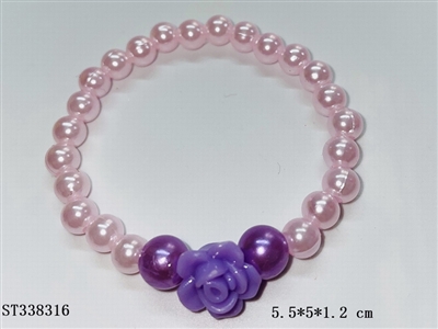 花朵饰品串珠手链 - ST338316