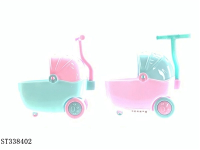 装糖玩具芭比手推车配件 - ST338402
