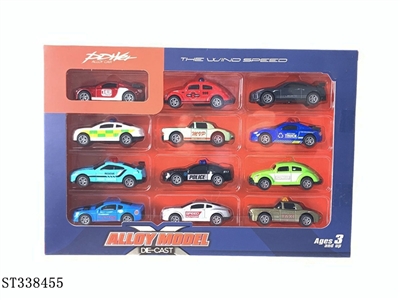 回力合金车12款混装 - ST338455