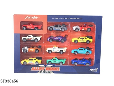 回力合金车12款混装 - ST338456