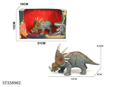  实心恐龙模型环保PVC聚氯 - ST338962